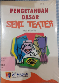 Image of Pengetahuan Dasar Seni Teater